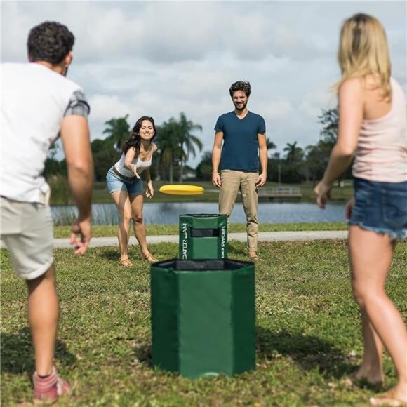 Folding Gater Jam Disc Toss Game - Outdoor Games Set - Picture 4 of 5